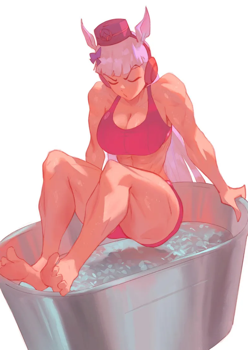 Thumbnail Golshi's Post-Run Refreshment: Exploring Umamusume's Thighdeology | NautyNautilus