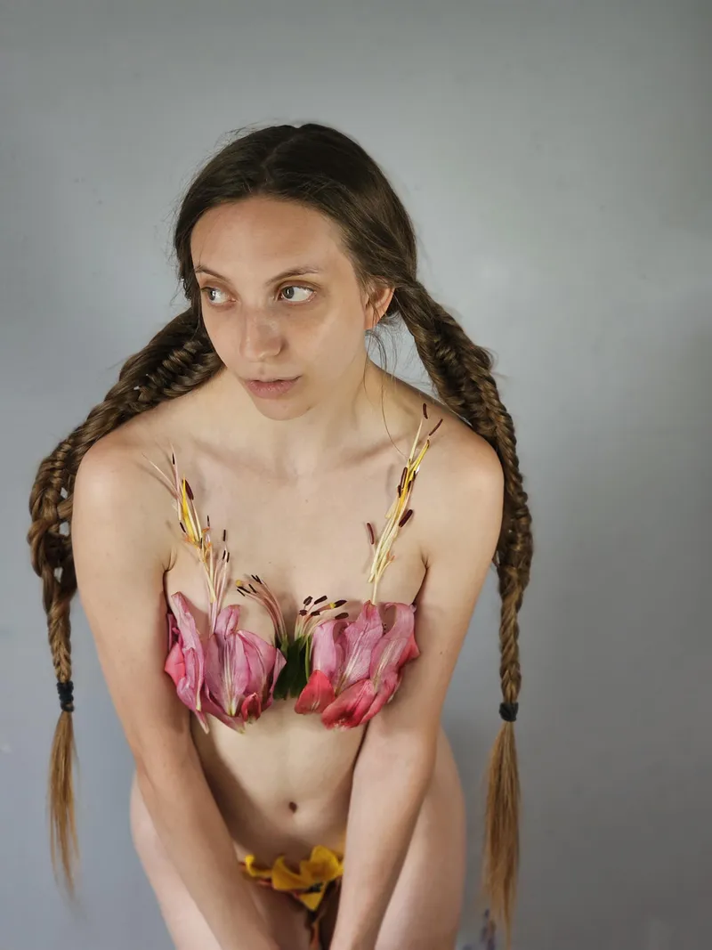 Thumbnail Fae Bikini with Double Helix Pigtails | witchrosen