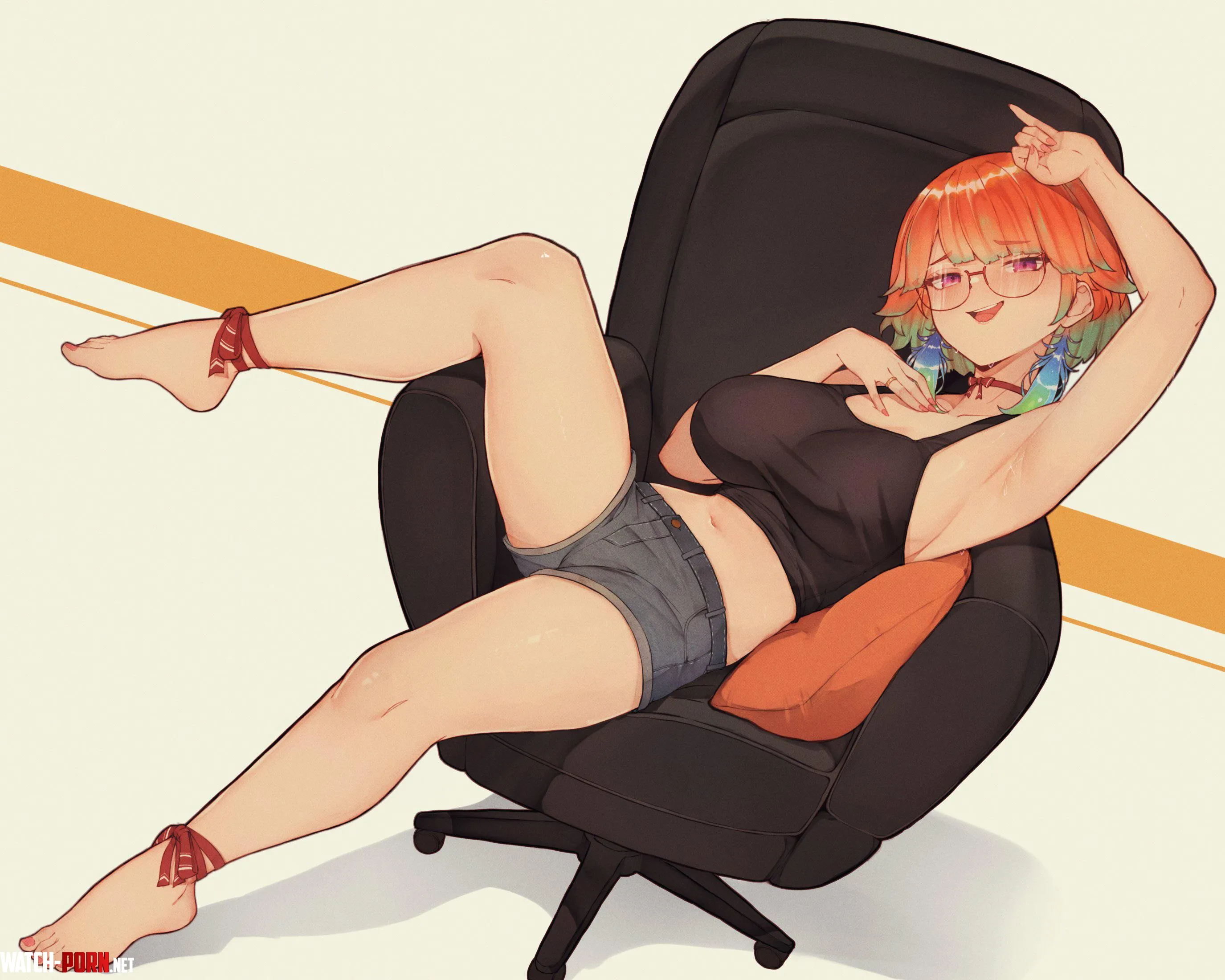 Kiwawa posing [Hololive] by Silent_Steak_9540