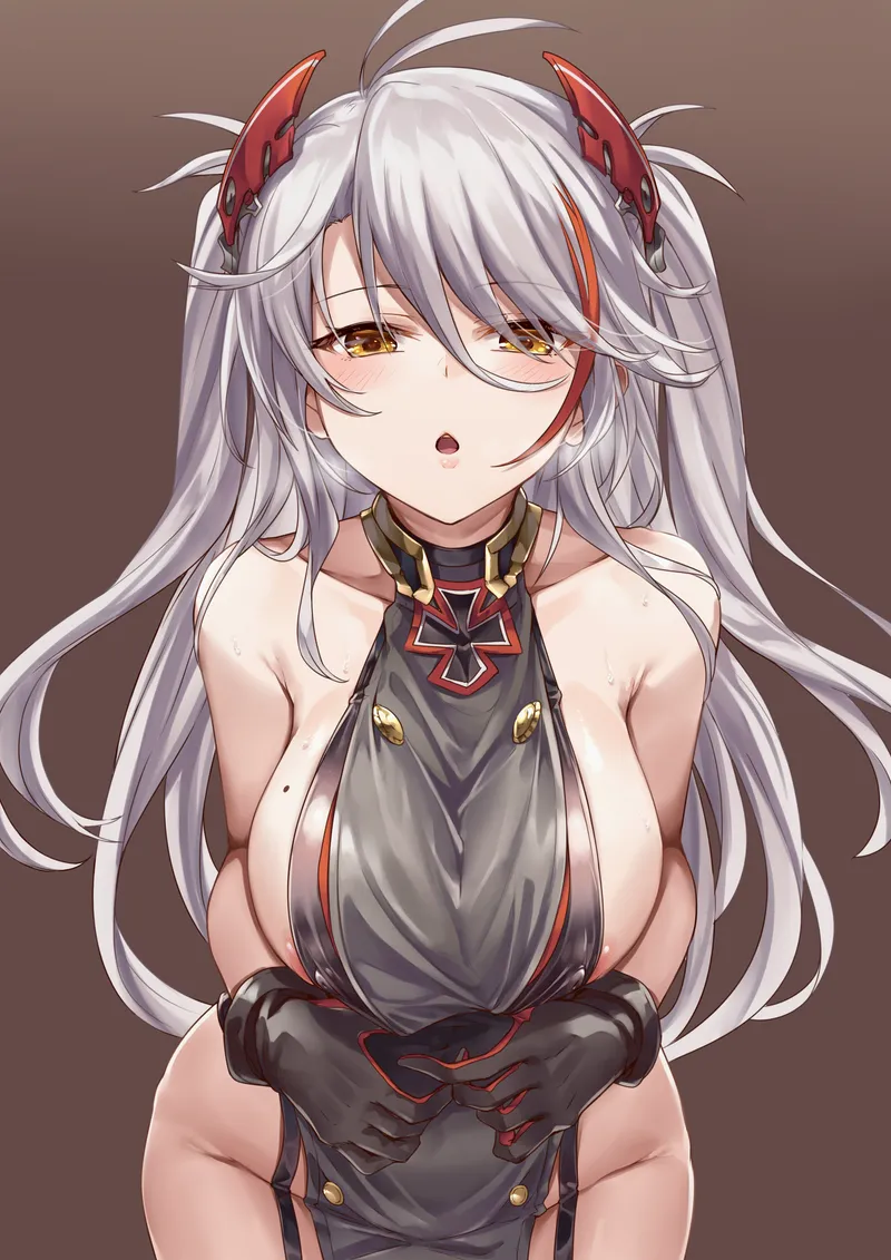 Thumbnail Prinz Eugen Pulling Clothes by Xephyrks by elegantloveglimmer | ecchi Category