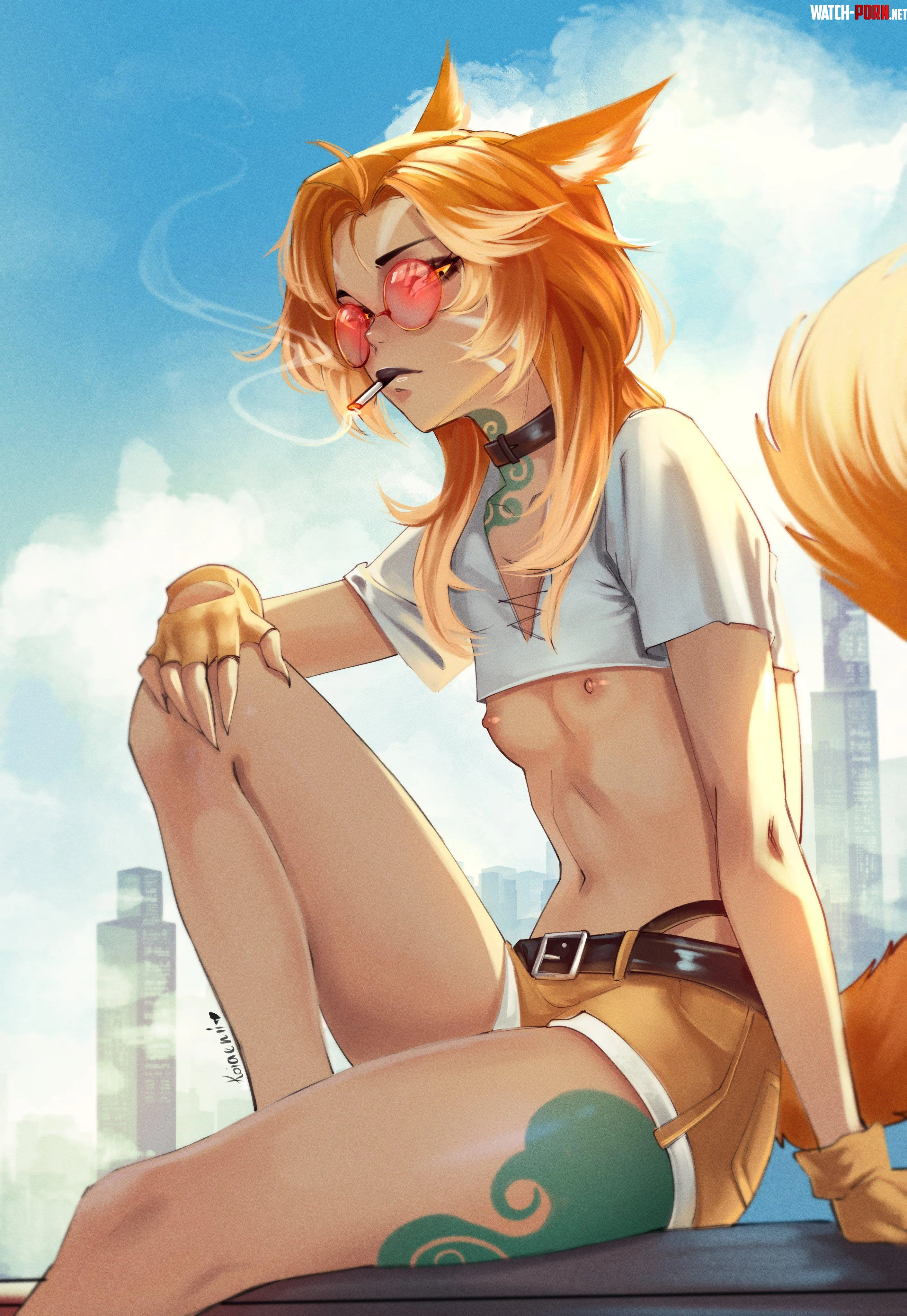 catgirl so cute! by NautyNautilus