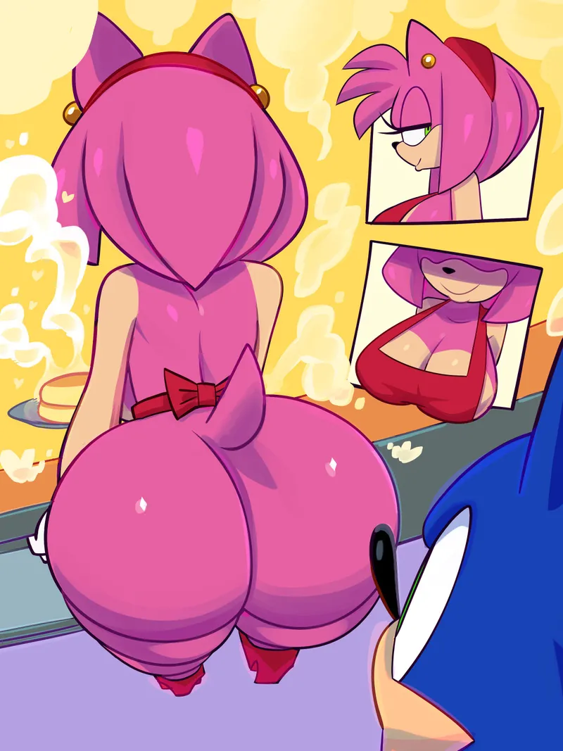 Thumbnail Amy Makin' Pancakes by LafterMastr: AnimeBooty Revealed