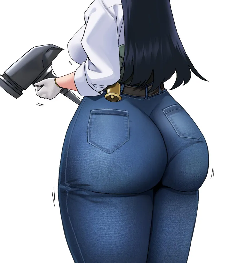 Thumbnail Classic Tight Jeans Gyatt: Irresistible Style from Level-Ad5048 (AnimeBooty)