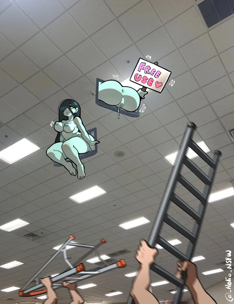 Thumbnail Somanycookies1 Introduces 'Sadako in the Ceiling' - FreeuseHentai