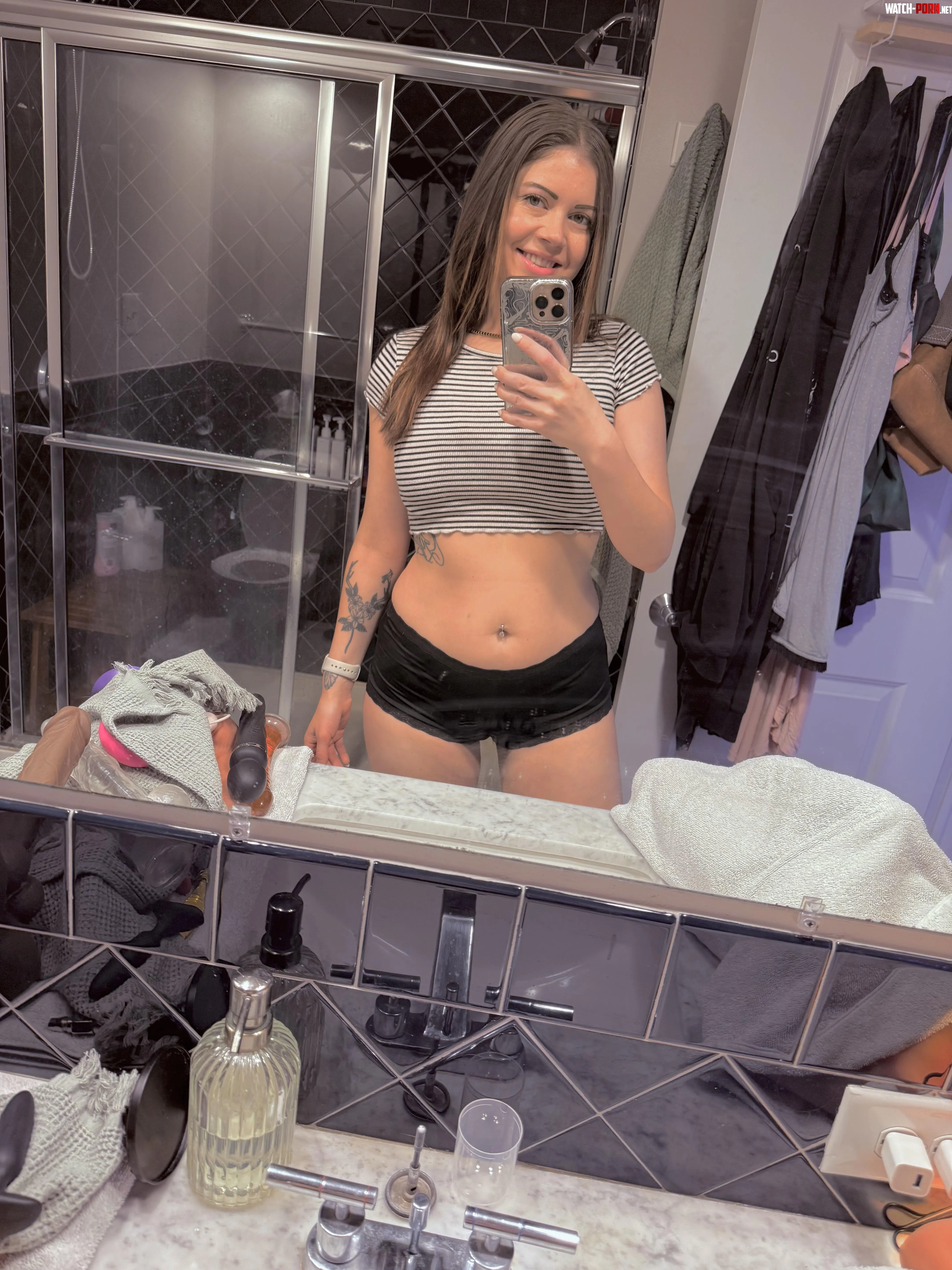 I hope I have a cute enough tummy for a crop top by oliviarose80088008