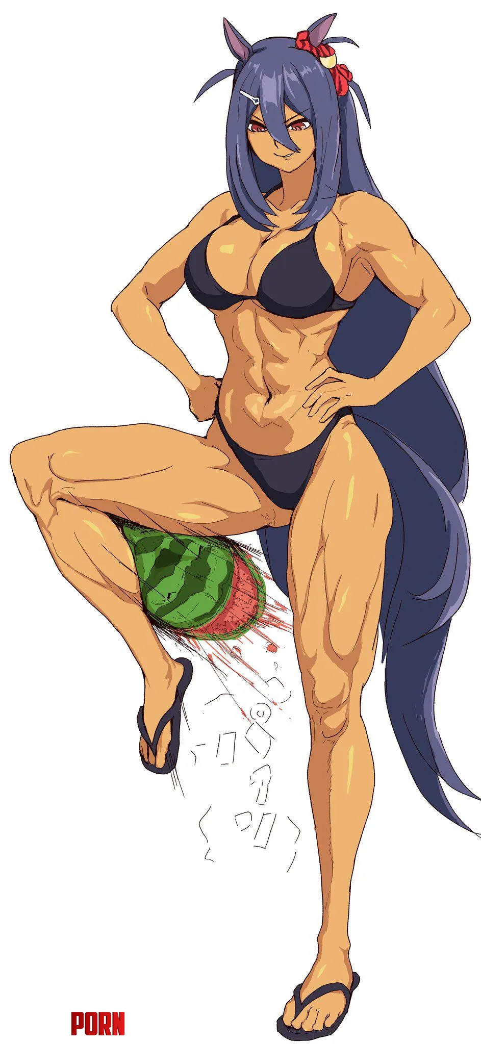 Hishi Amazon Watermelon Thigh Crush [Uma Musume] by A_MASSIVE_PERVERT