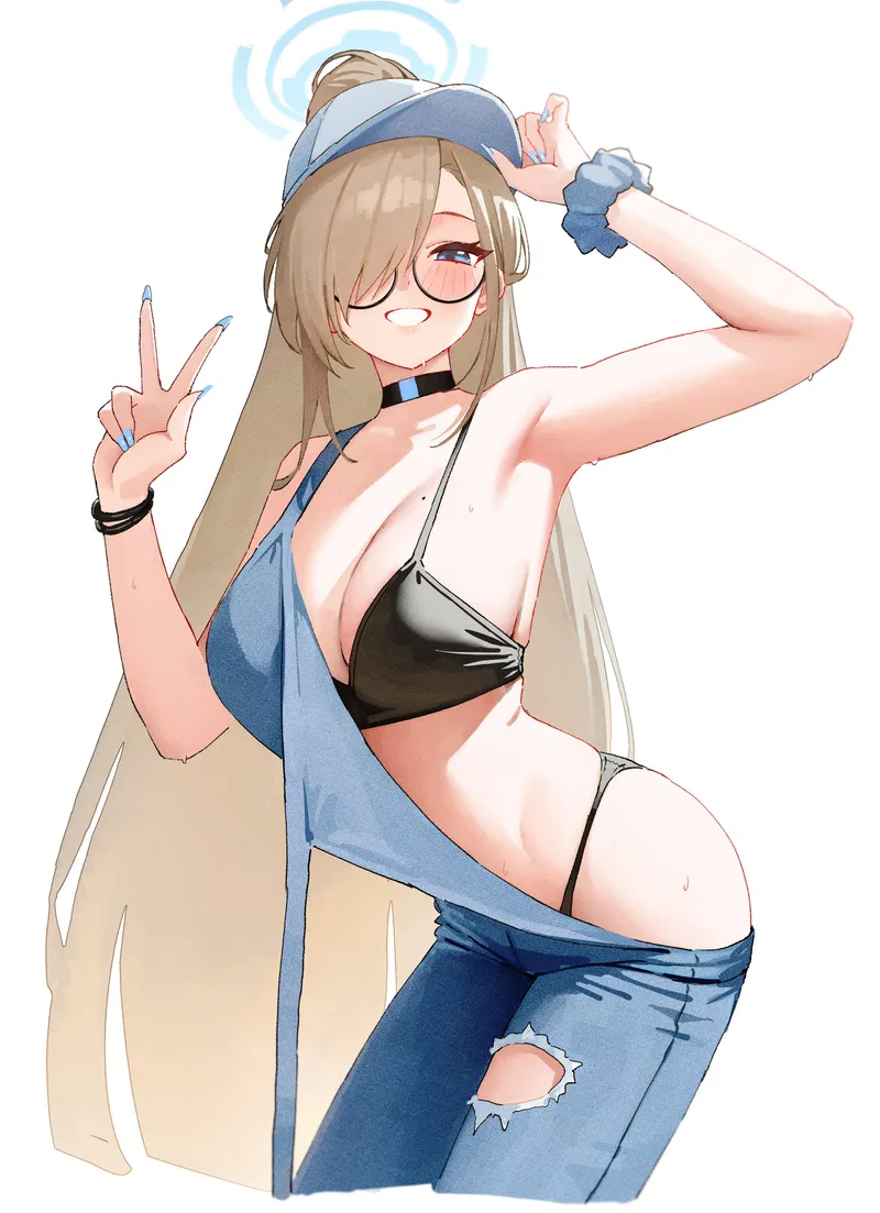 Thumbnail Seductive Asuna: Black Pantsu Glamour by elegantloveglimmer | ecchi