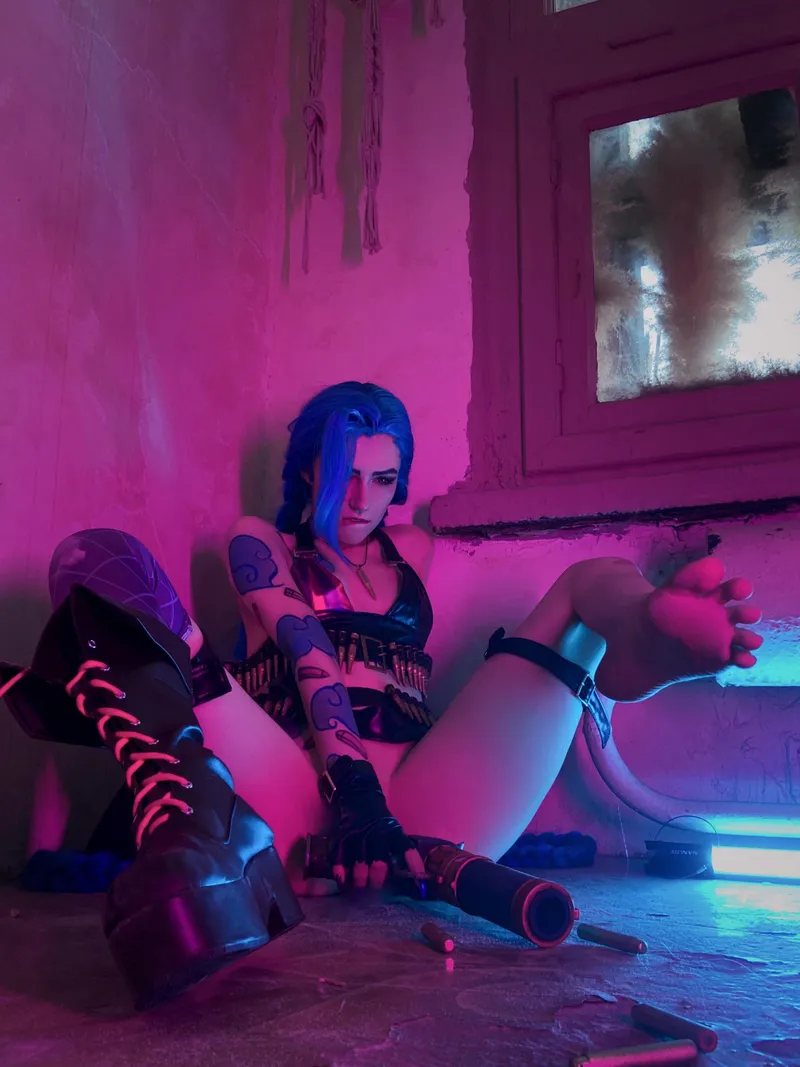 Thumbnail Feet Fantasies: Jinx from League of Legends by Miakanayuri