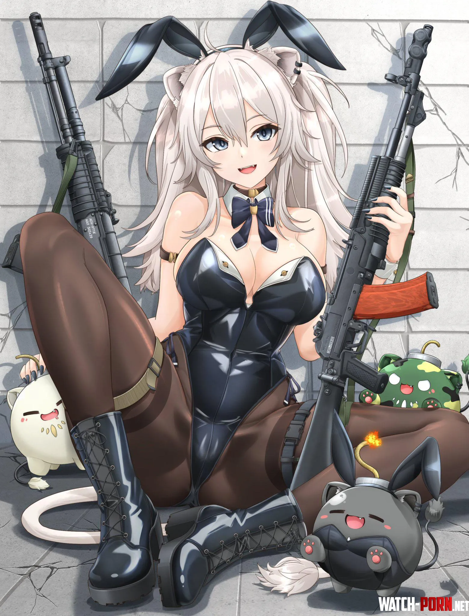 Tactical Bunny Botan [Hololive] by A_MASSIVE_PERVERT