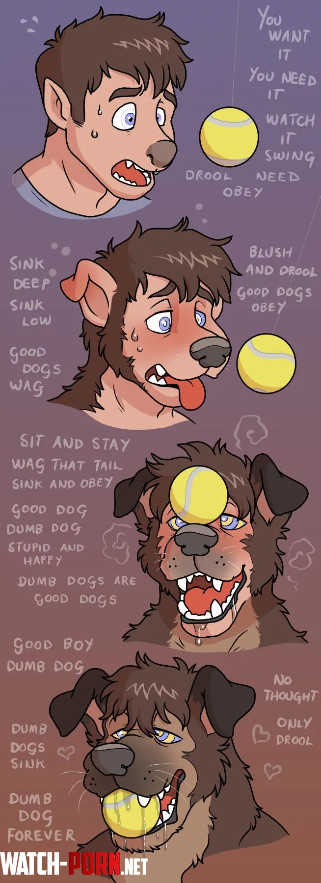 Dumb Dogs Sink (blueballs) [Furry TF] by Bisexual_InSecret428