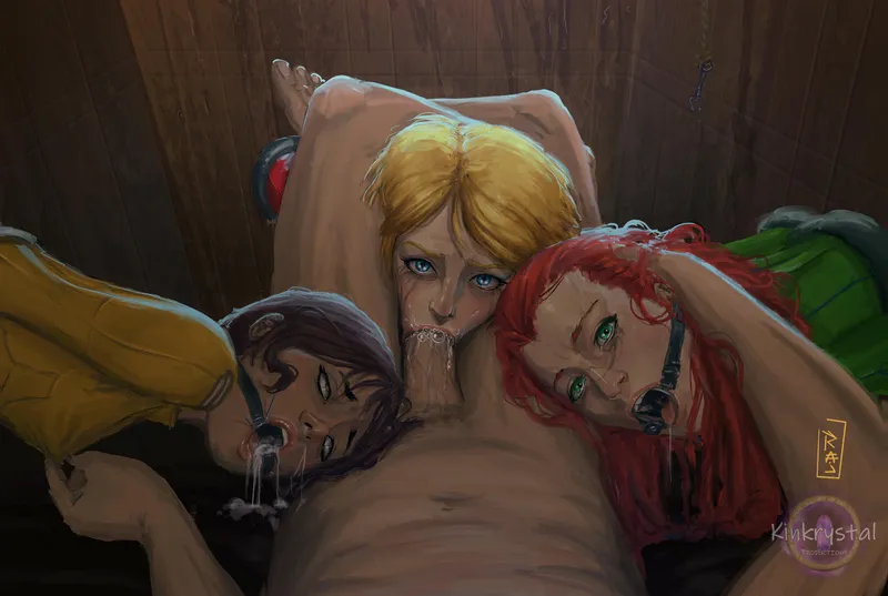 Thumbnail Unveiling the Intrigues of Alex, Clover, Sam by The_Rope_Dude in Hentaibondage
