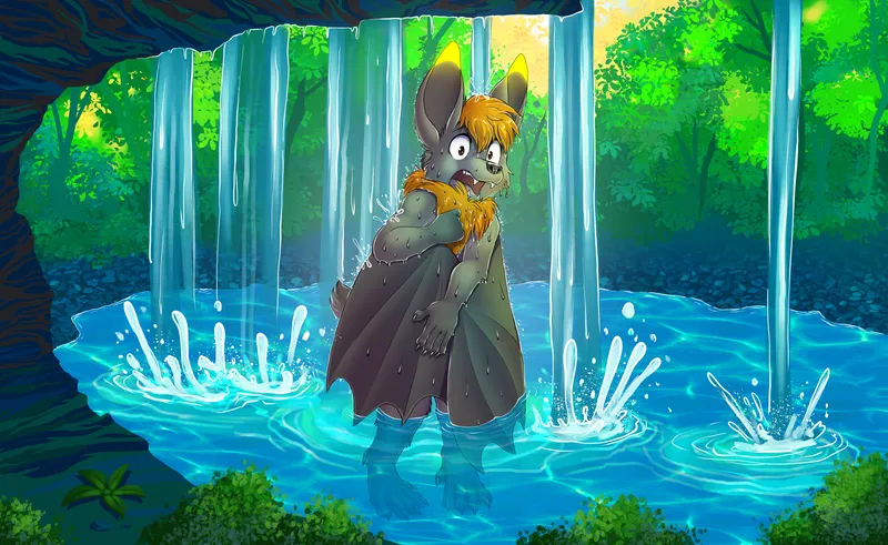 Thumbnail JetBaxter Explores a Private Waterfall Affair in furry 🎨
