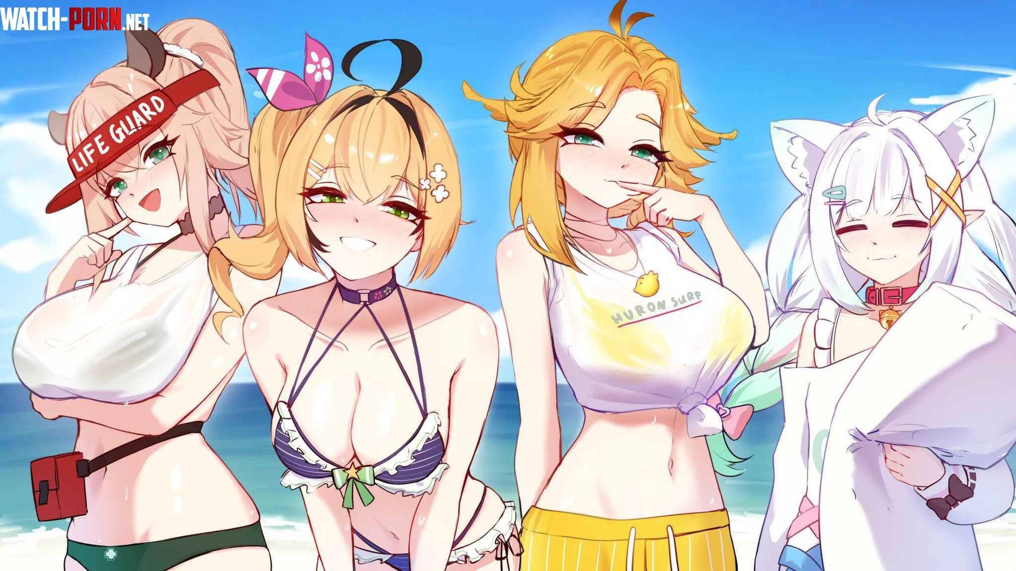 Nimi, Dooby, Doki, and Mint Beach Episode [Indie VTubers] by A_MASSIVE_PERVERT