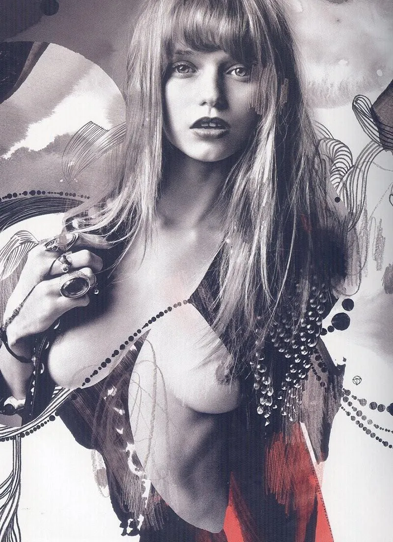 Thumbnail Bold Fashion Statements: Abbey Lee Kershaw | 25 Magazine Spring-Summer 2010 | NSFWfashion