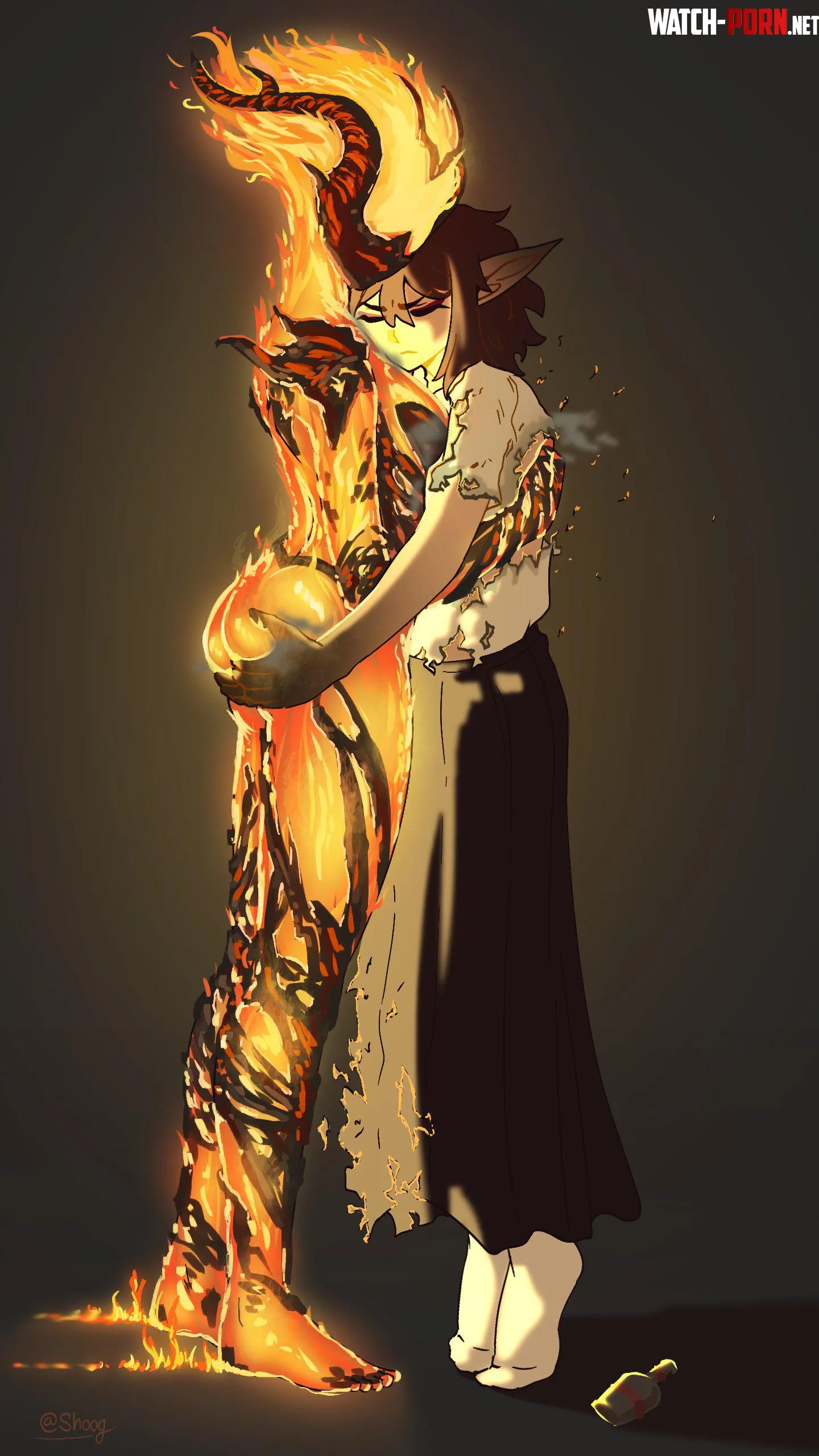 The Merchants keep asking me why I spent all my Gold on Fire Resistance Potions… by Invisible_Black