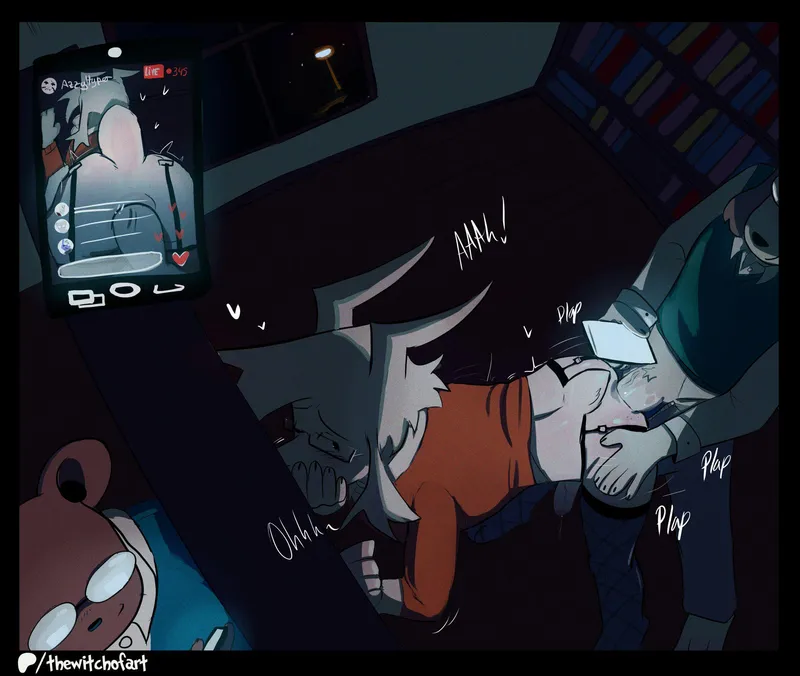 Thumbnail College Fun with [Asriel] Illustrated by golden_art_guy in UnderTail World