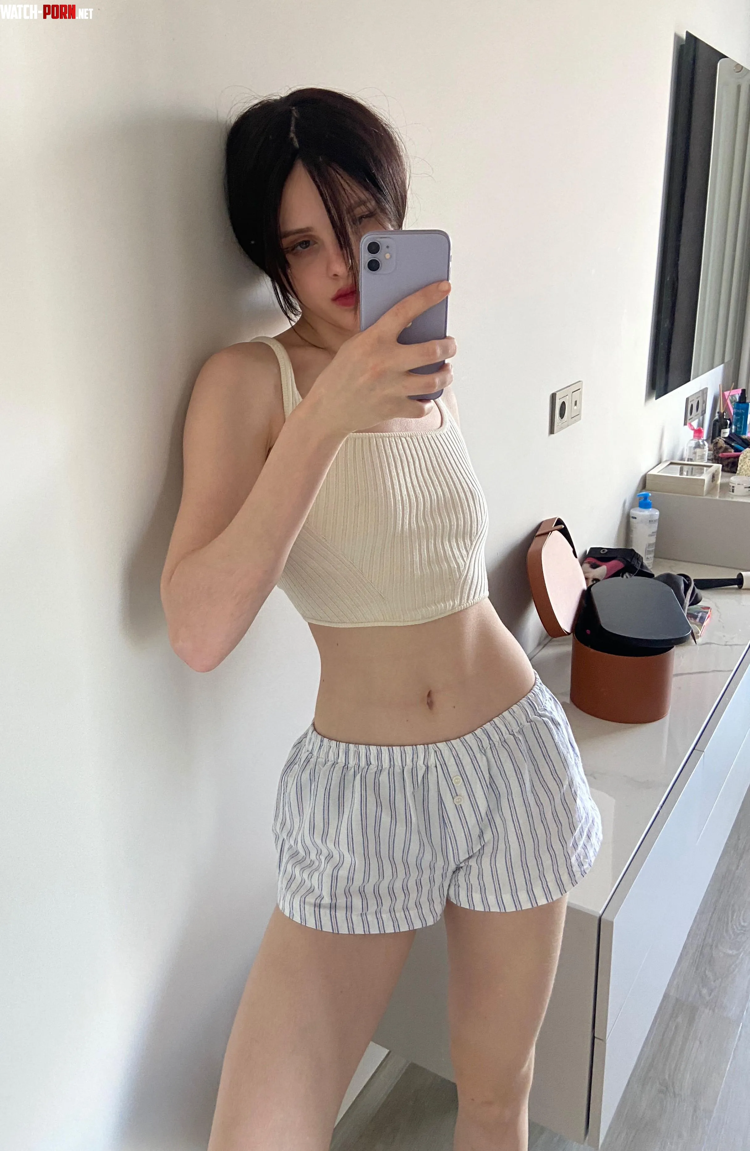 This crop top really highlights the important parts by Irvinea