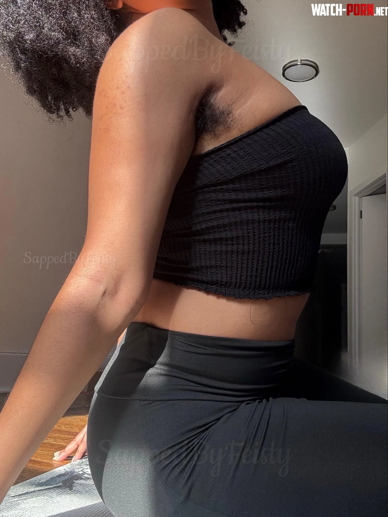 She’s peeking out again by FeistyBlackBeauty_