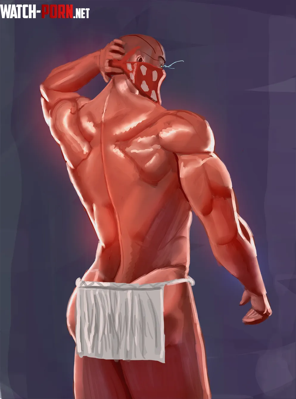 Pyke muscle back (my art) by rock_main_here