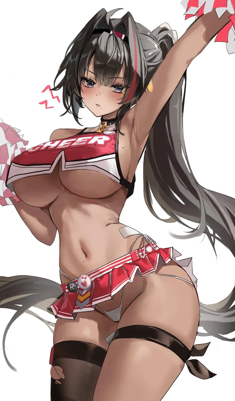 Thumbnail Energize with Cheerleader Bay in Nikke by A_MASSIVE_PERVERT