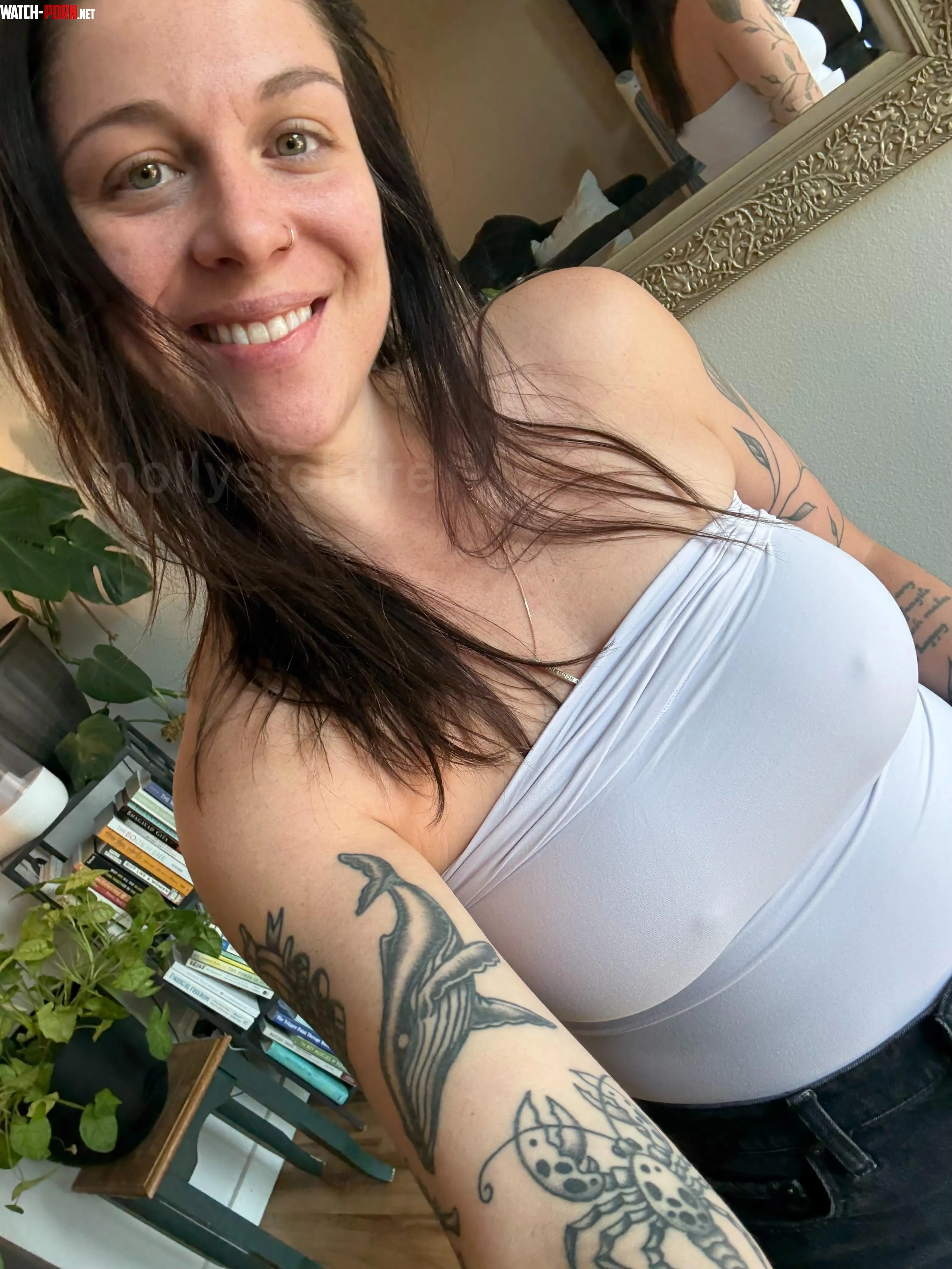 Just got this new top! What do you think? Too much? 34f by mollystclaire