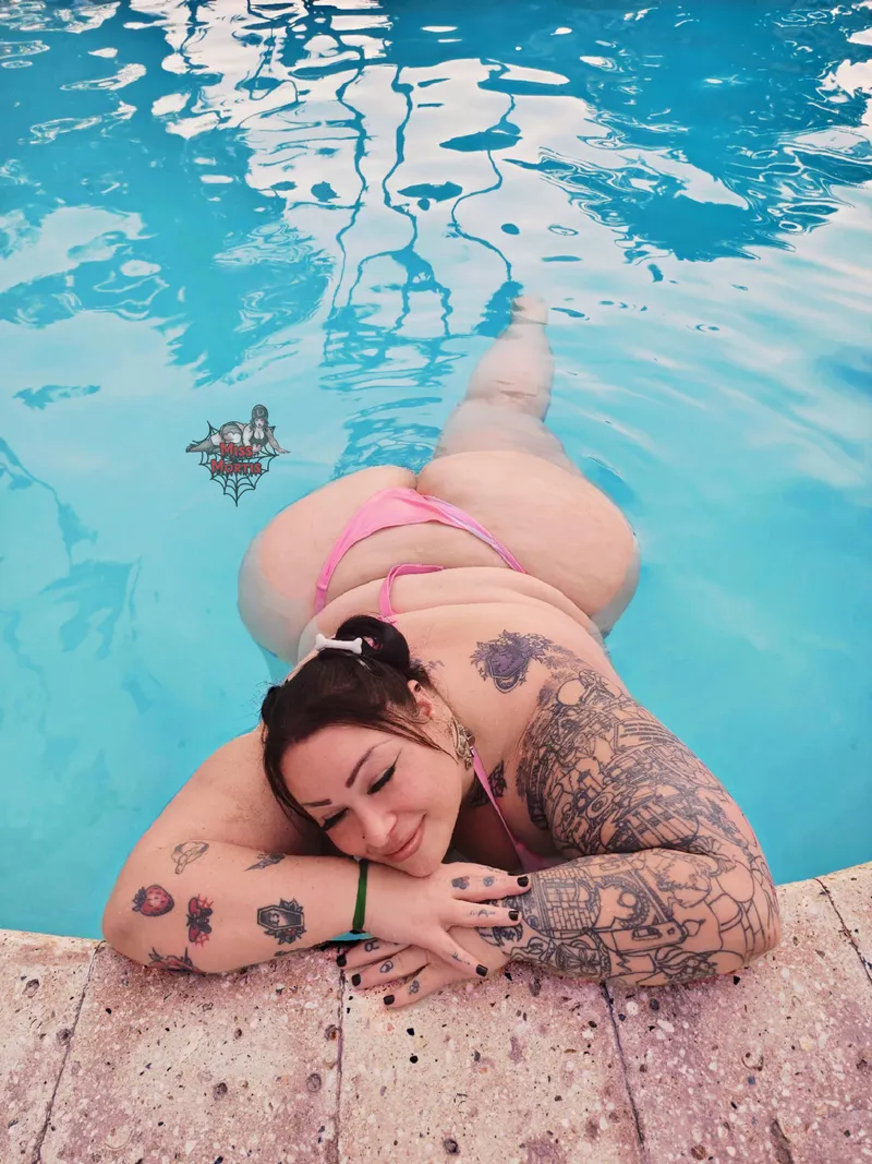 Thumbnail Post-Swim Glow: A Playful Display of Joy | MissMortisBBW