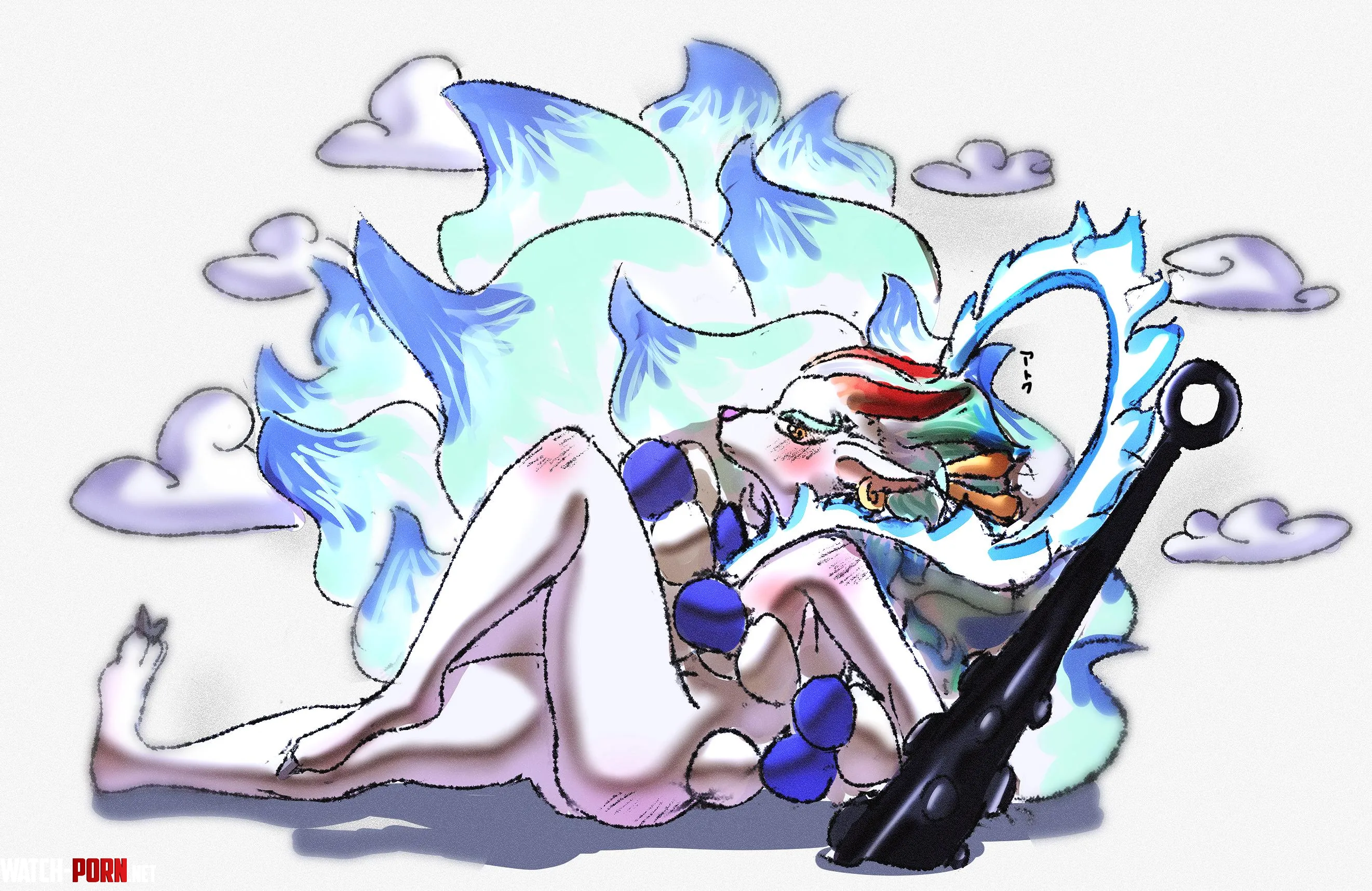 I draw yama chan my favorite zoan user i love her so much (❤️´艸｀❤️) (art by me) by AtoqDemon