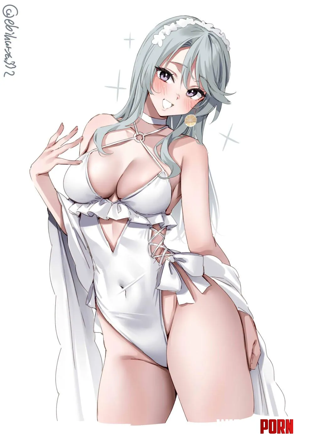 Swimsuit Sagiri (Ebifurya) [KanColle] by llamanatee