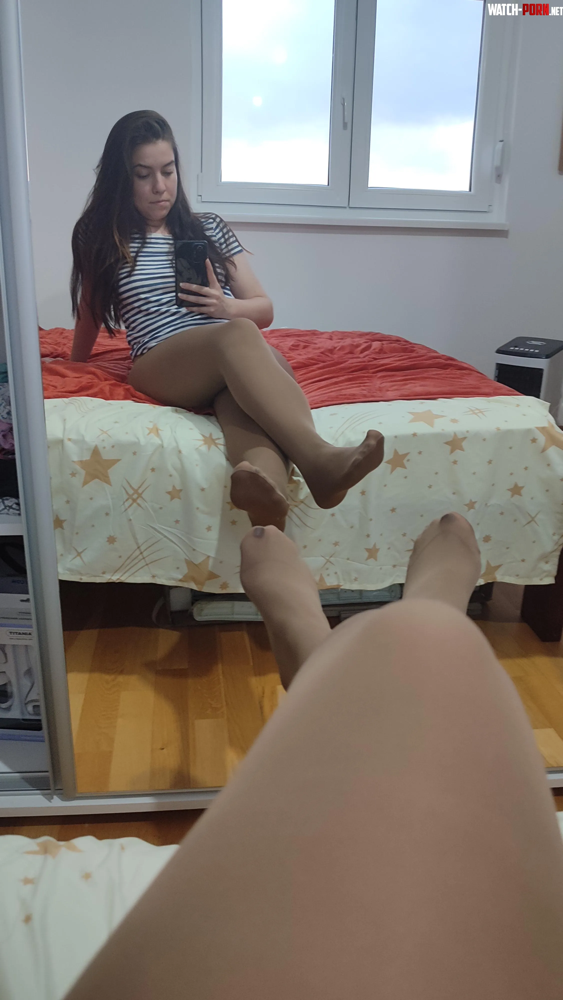 200 den nude pantyhose 💜 by ayreenxoxo