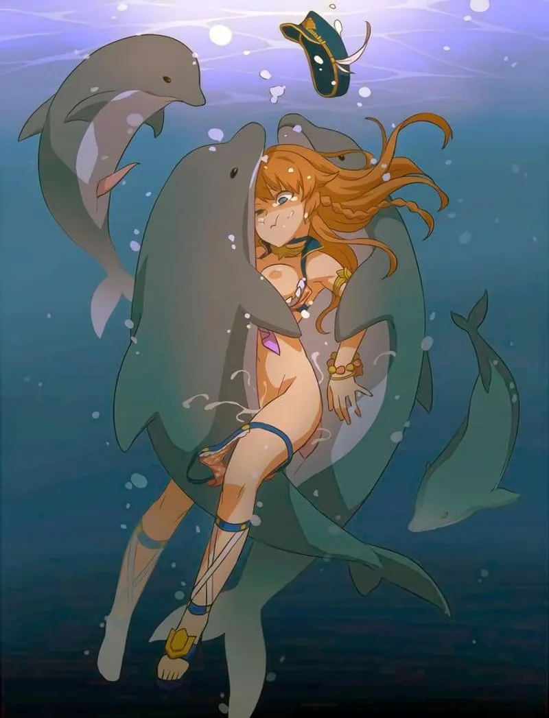 Thumbnail TeenytinygirI's Adventure: Swimming with Dolphins in HentaiBeast