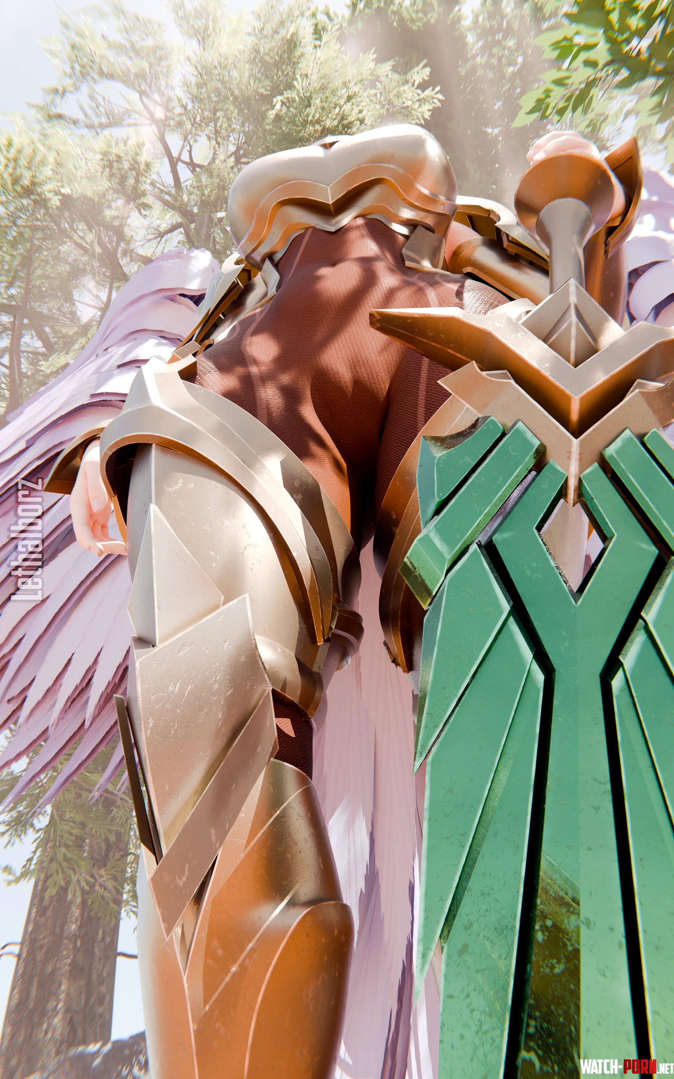 Ground POV of Kayle (Lethalborz) by lethalokami