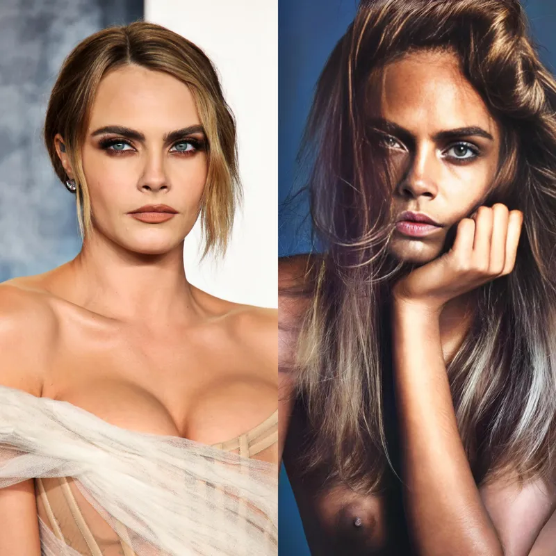 Thumbnail Iconic Shots: Cara Delevingne in W Magazine (2013) by virtualfighter1 in NudeCelebsOnly