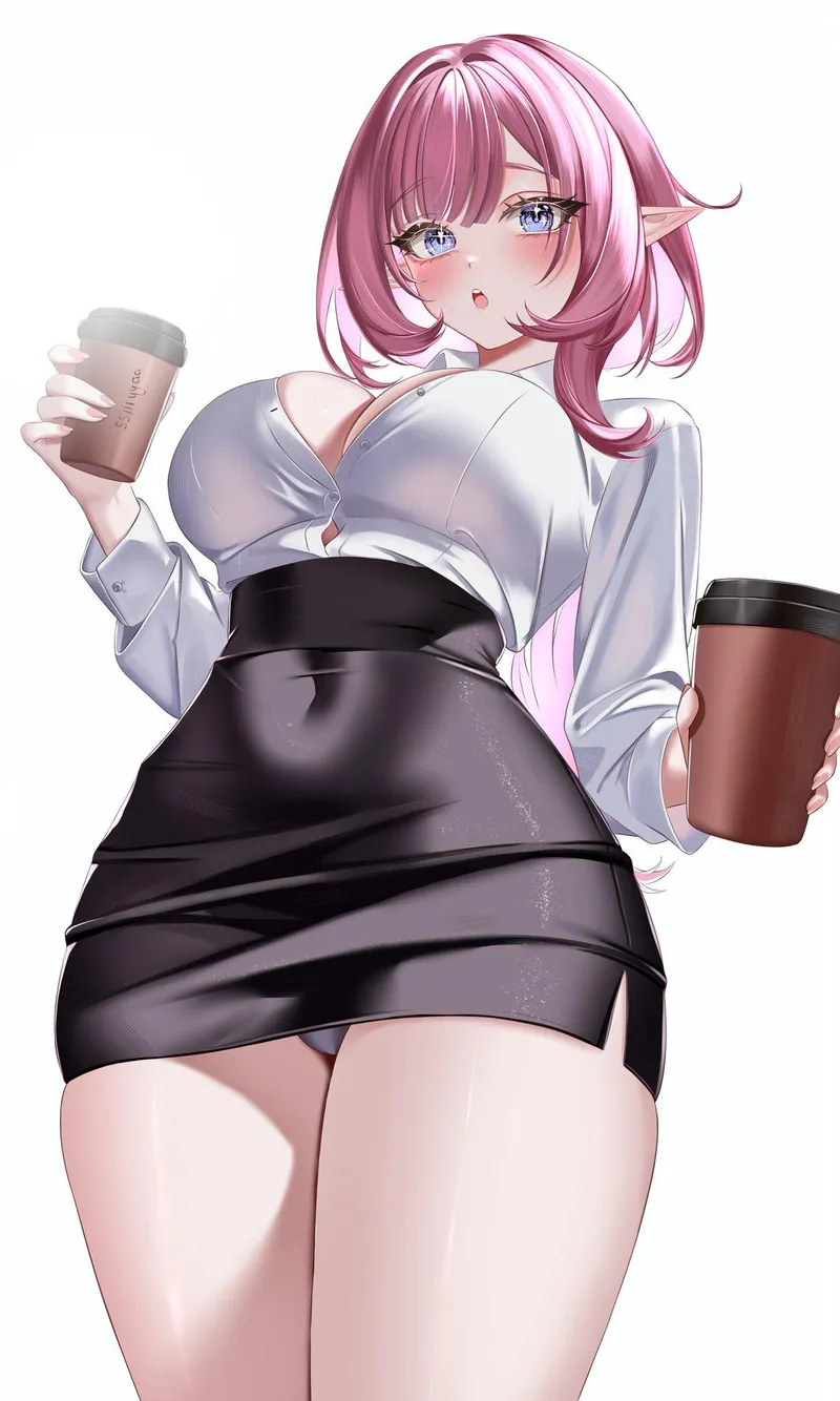 Thumbnail Elegantloveglimmer: Elysia Office Employee Cup Play | Category: Ecchi Scene Insight
