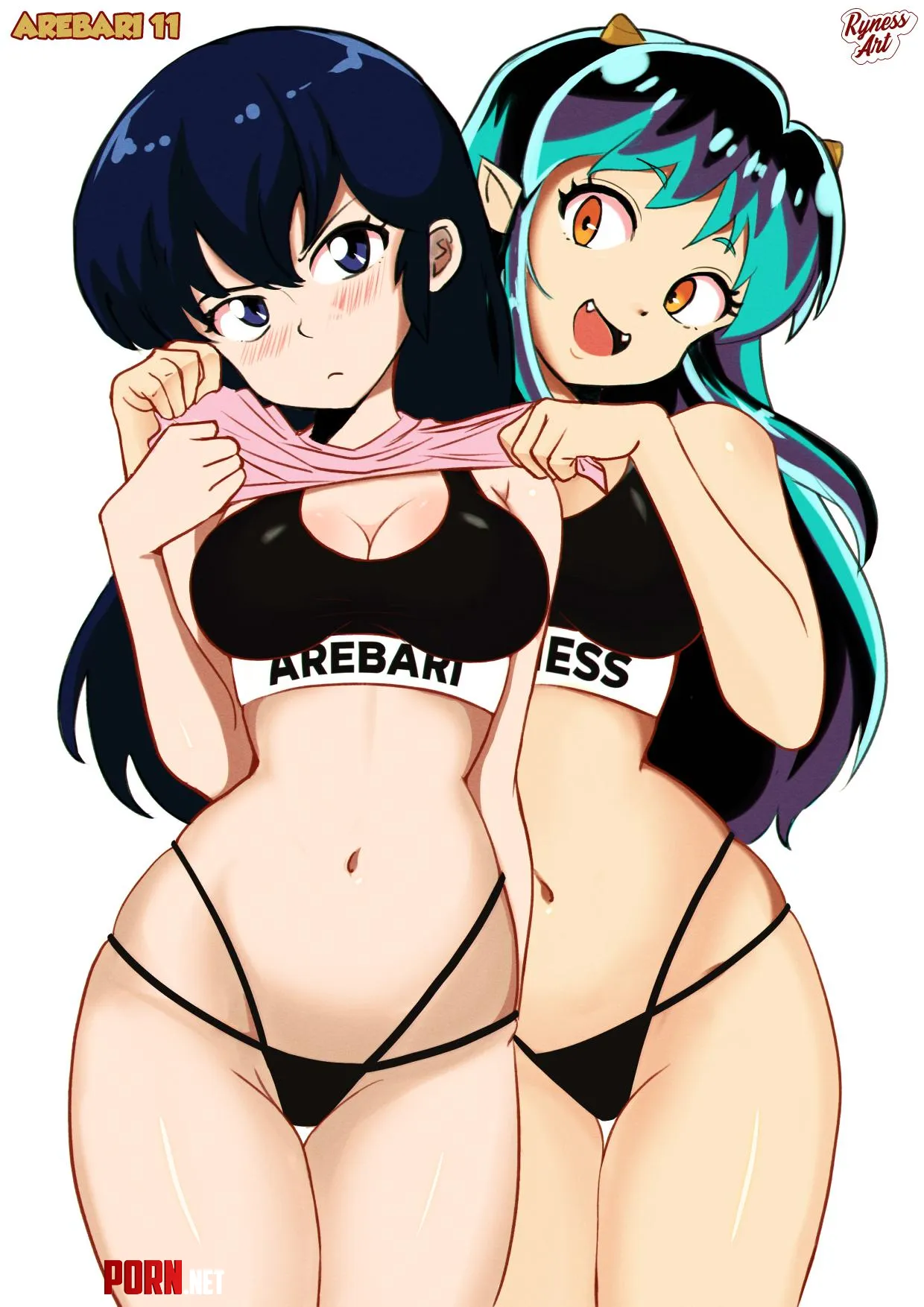 Kyoko + Lum (collab) by Zhan_Hu