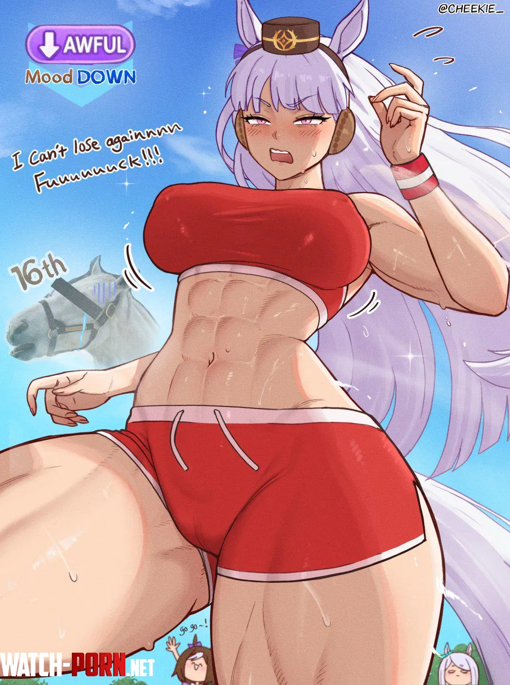 Goldship Training (@Cheekie_) [UmaMusume] by NautyNautilus