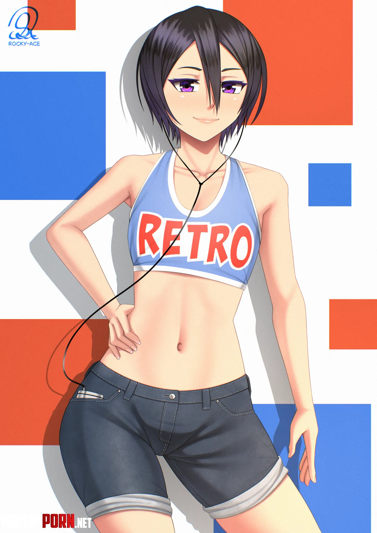 Retro Rukia [Bleach] by RockyAceArt
