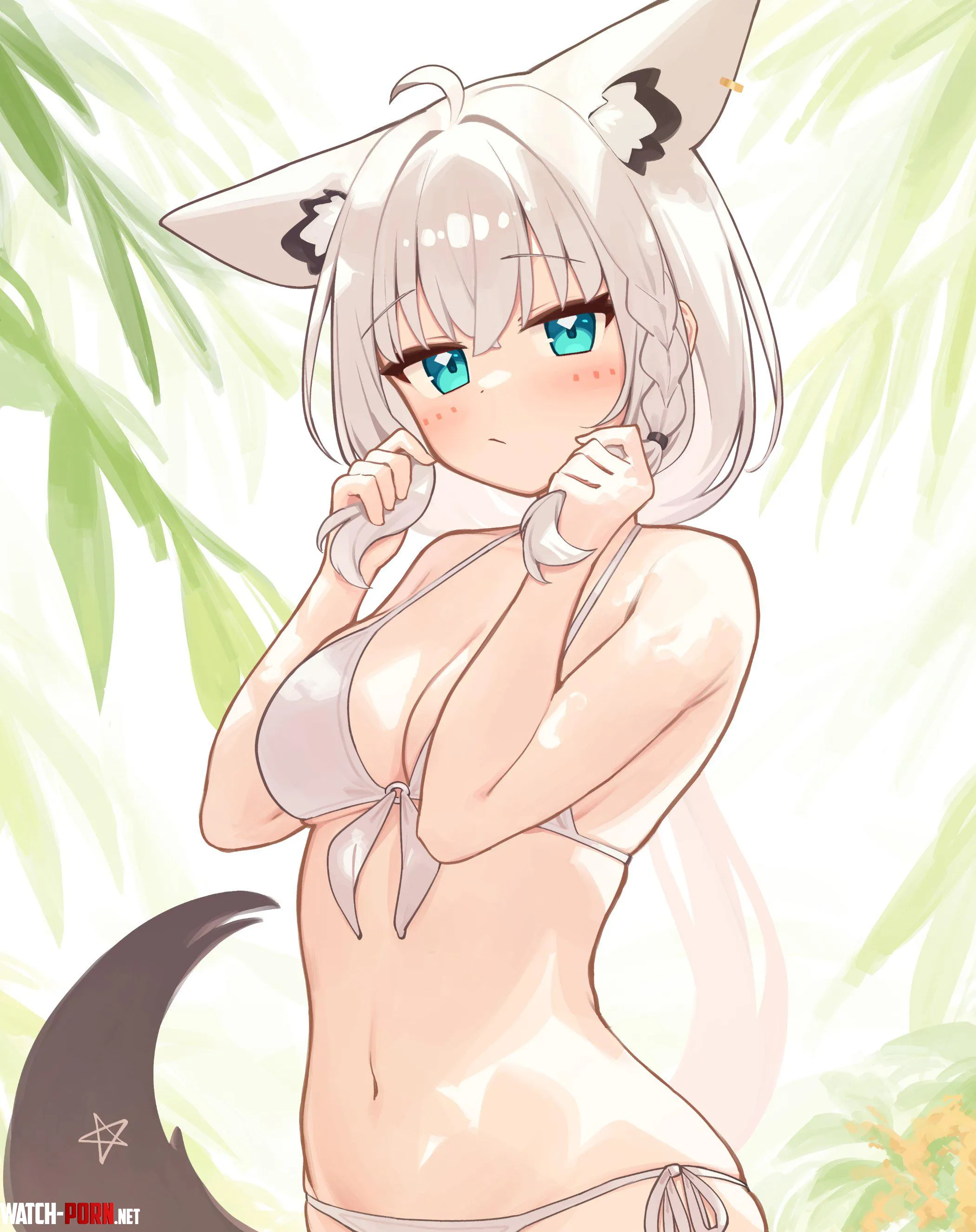 Swimsuit Fubuki [Hololive] by oldupstairs3566