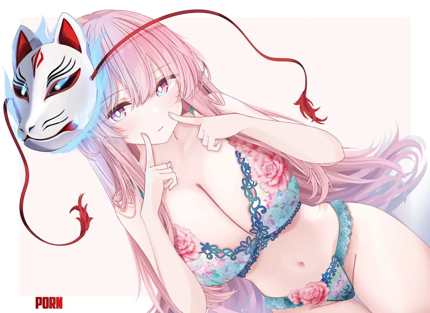 Cute lingerie Kokoro [Touhou] by marxsander2016