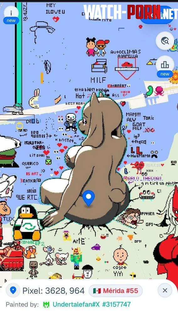 Goat milf on r/place [meme] by borntoshitforcdtowip