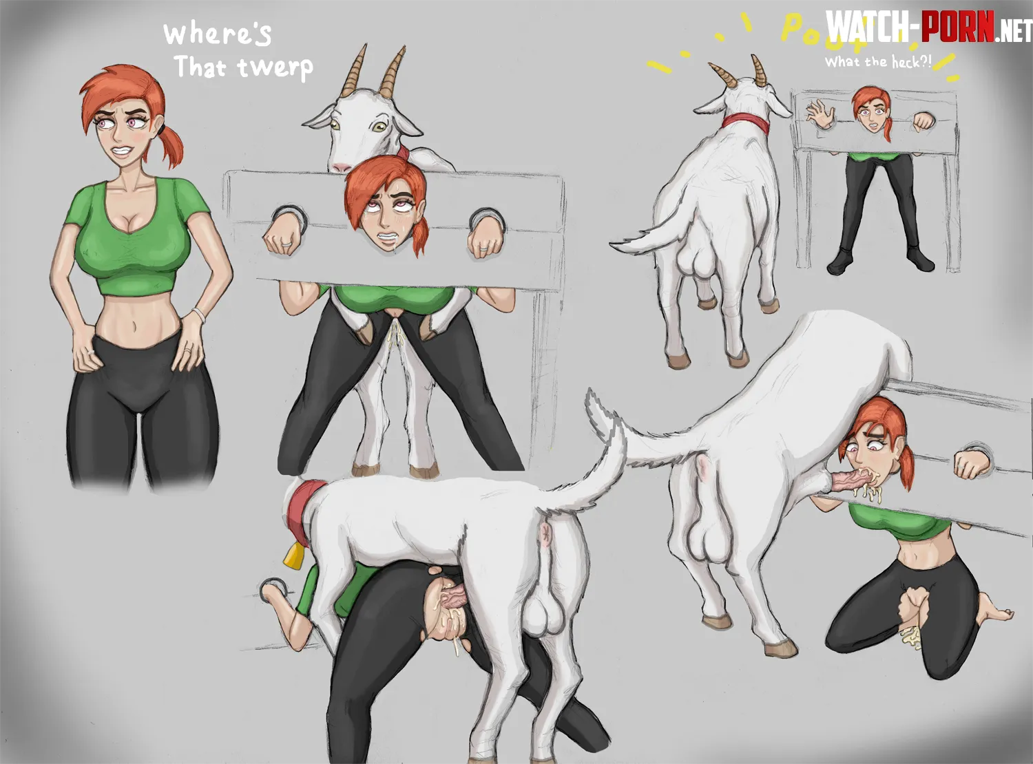 Goat joke on Vicky (Mastak) [Fairly Odd Parents] by EnigmusPrime