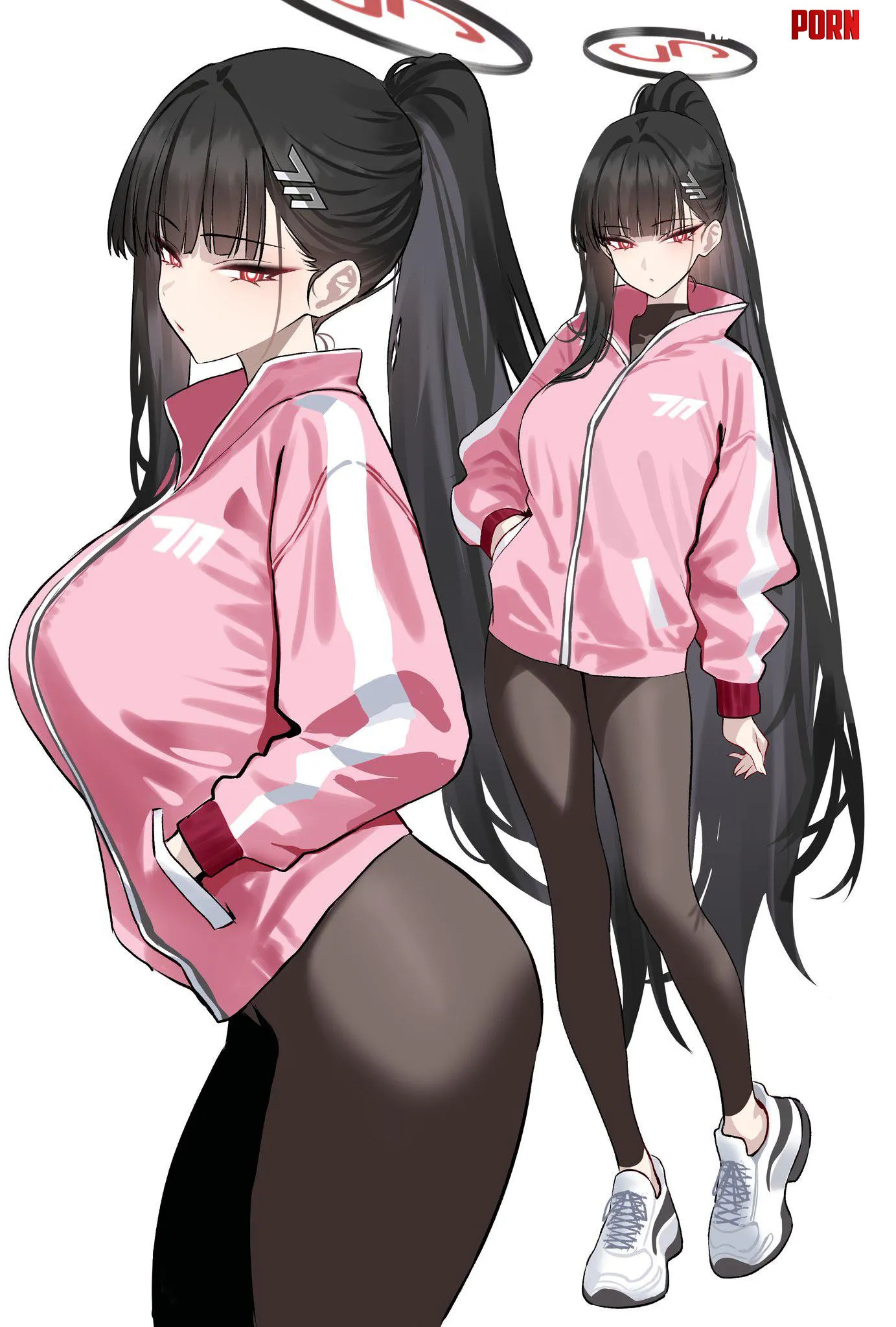 Jogger Rio [Blue Archive] by A_MASSIVE_PERVERT