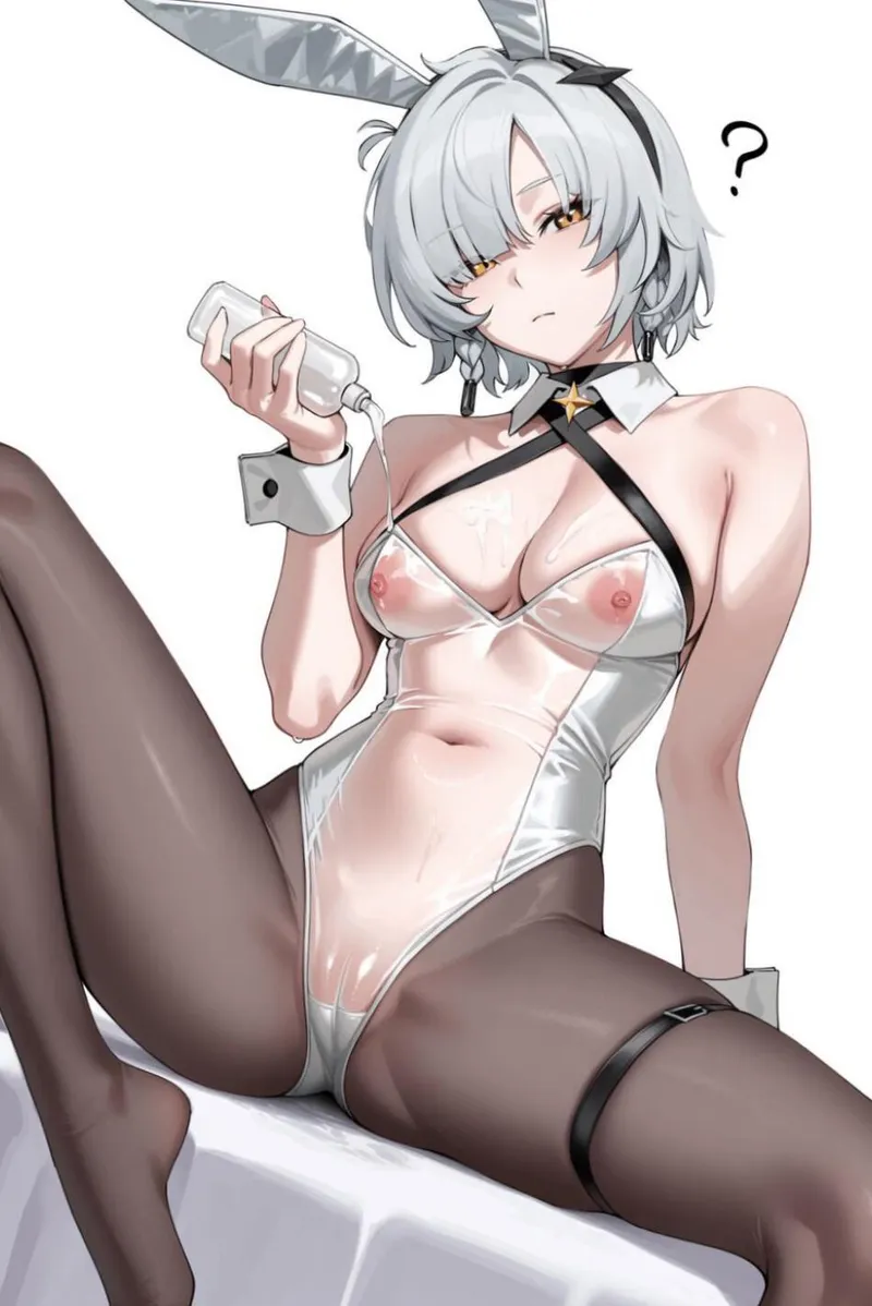 Thumbnail Bunny Anby Putting on Lotion by Omenifayandri | Ecchi