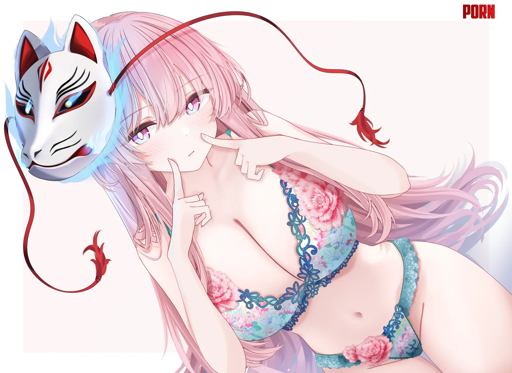 Cute lingerie Kokoro [Touhou] by marxsander2016