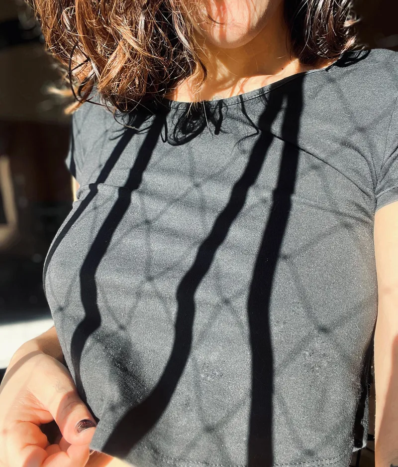 Thumbnail Red_Moonx_ Enjoys a Bright Morning with Cats and Shirt Pokeys Braless