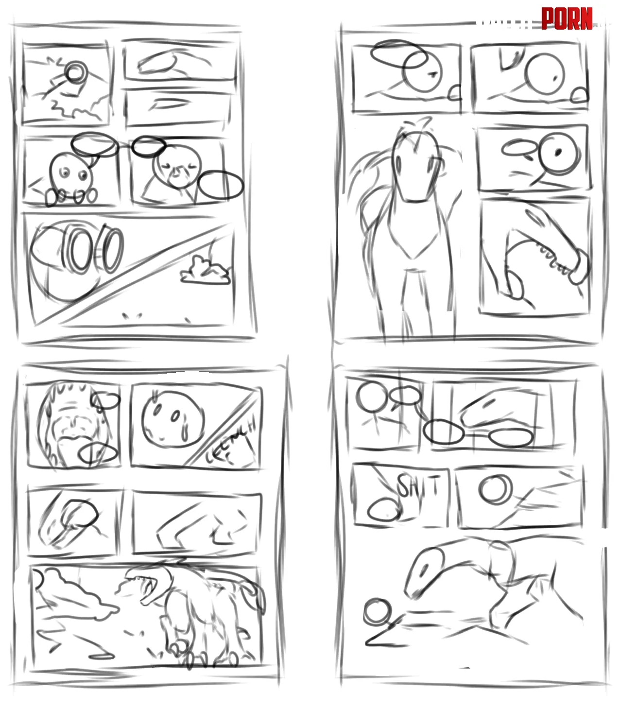 {image} WIP of the short vore comic in progress page 1-4 by Southern-Pie-3899