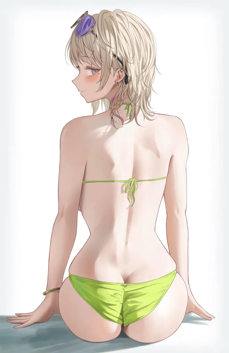 Thumbnail Green Bikini Beauty by elegantloveglimmer in AnimeBooty