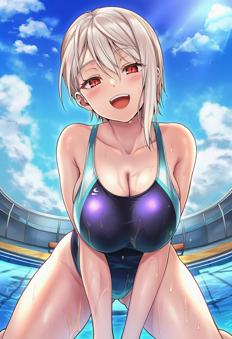 Thumbnail A_MASSIVE_PERVERT Presents Wet Swimsuit Alice from Food Wars