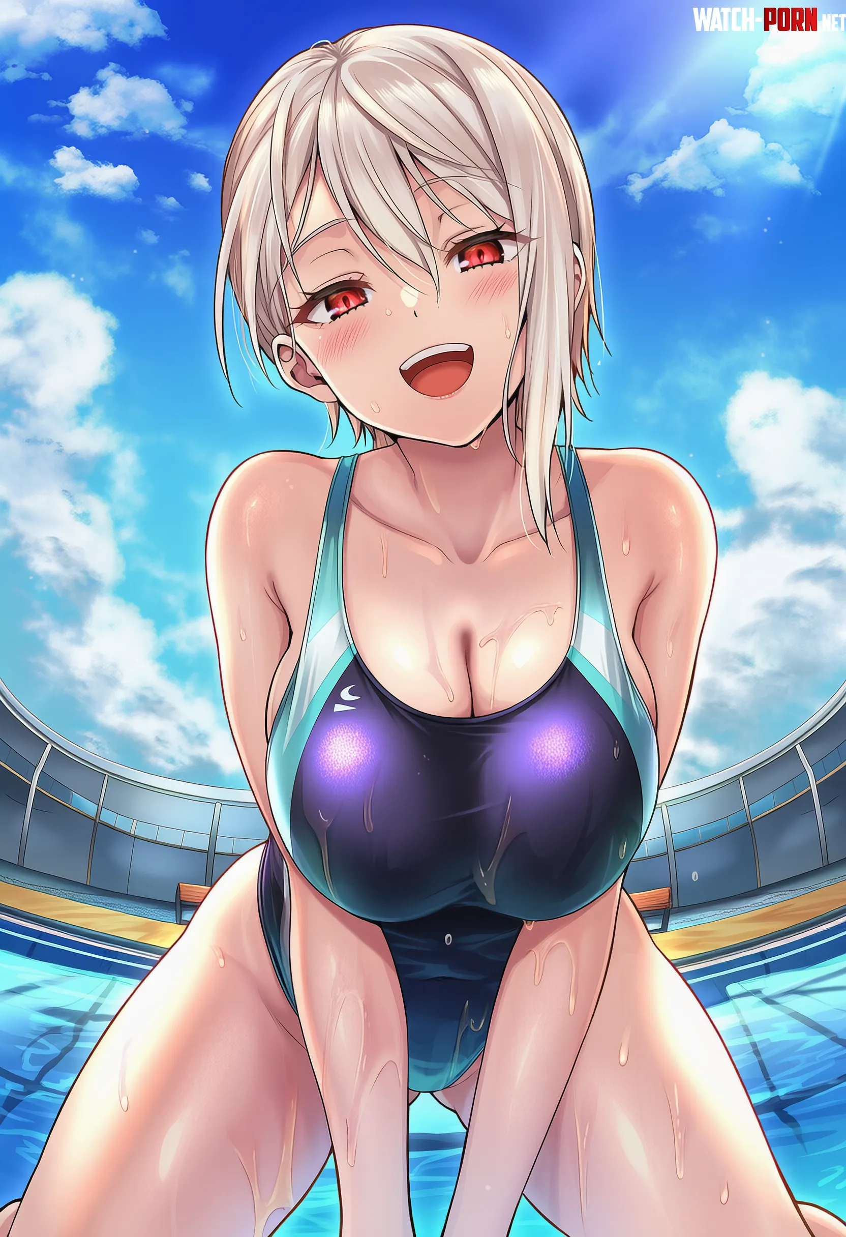 Wet Swimsuit Alice [Food Wars] by A_MASSIVE_PERVERT