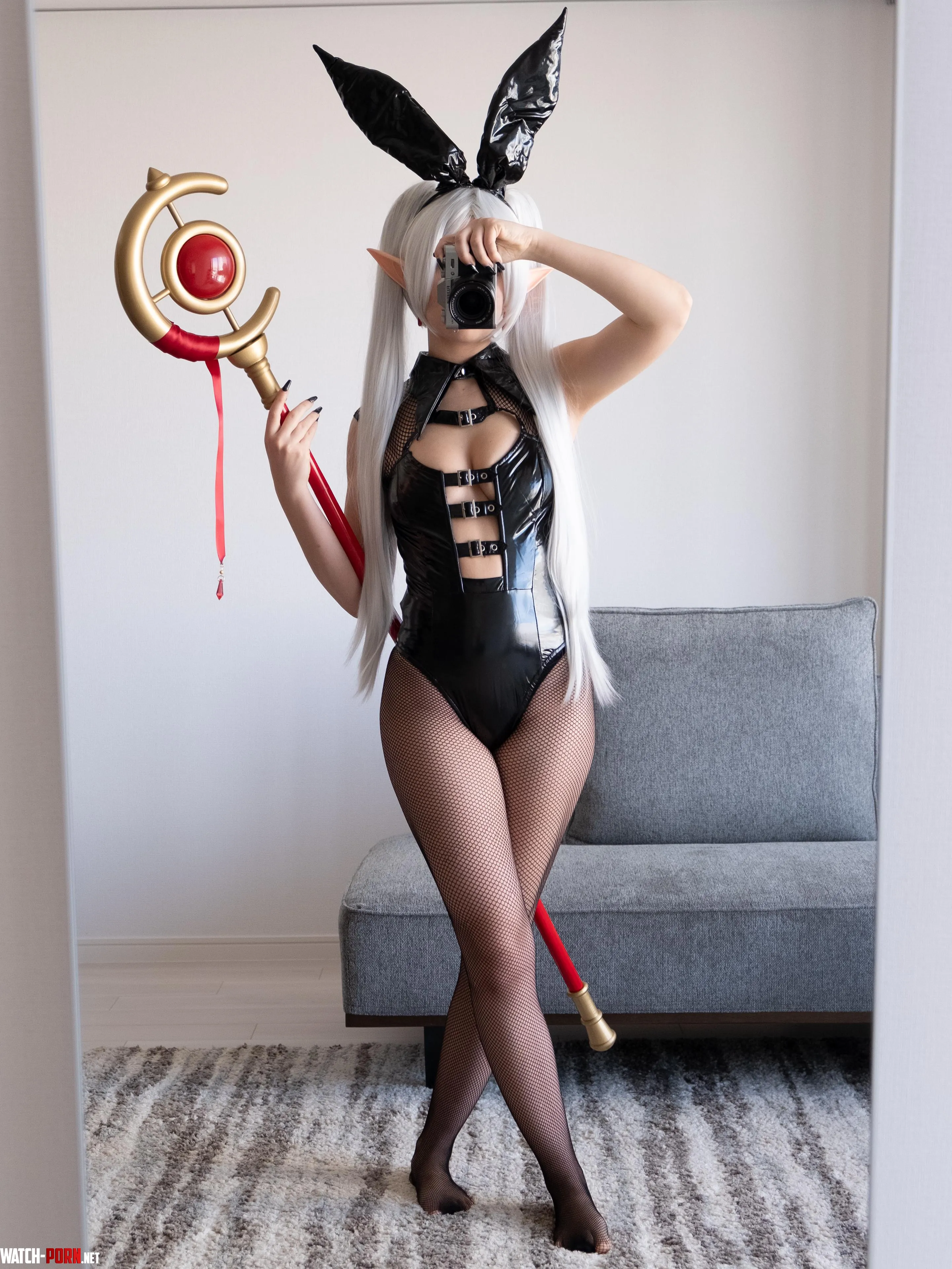 Bunny Frieren by me by Aimihachi