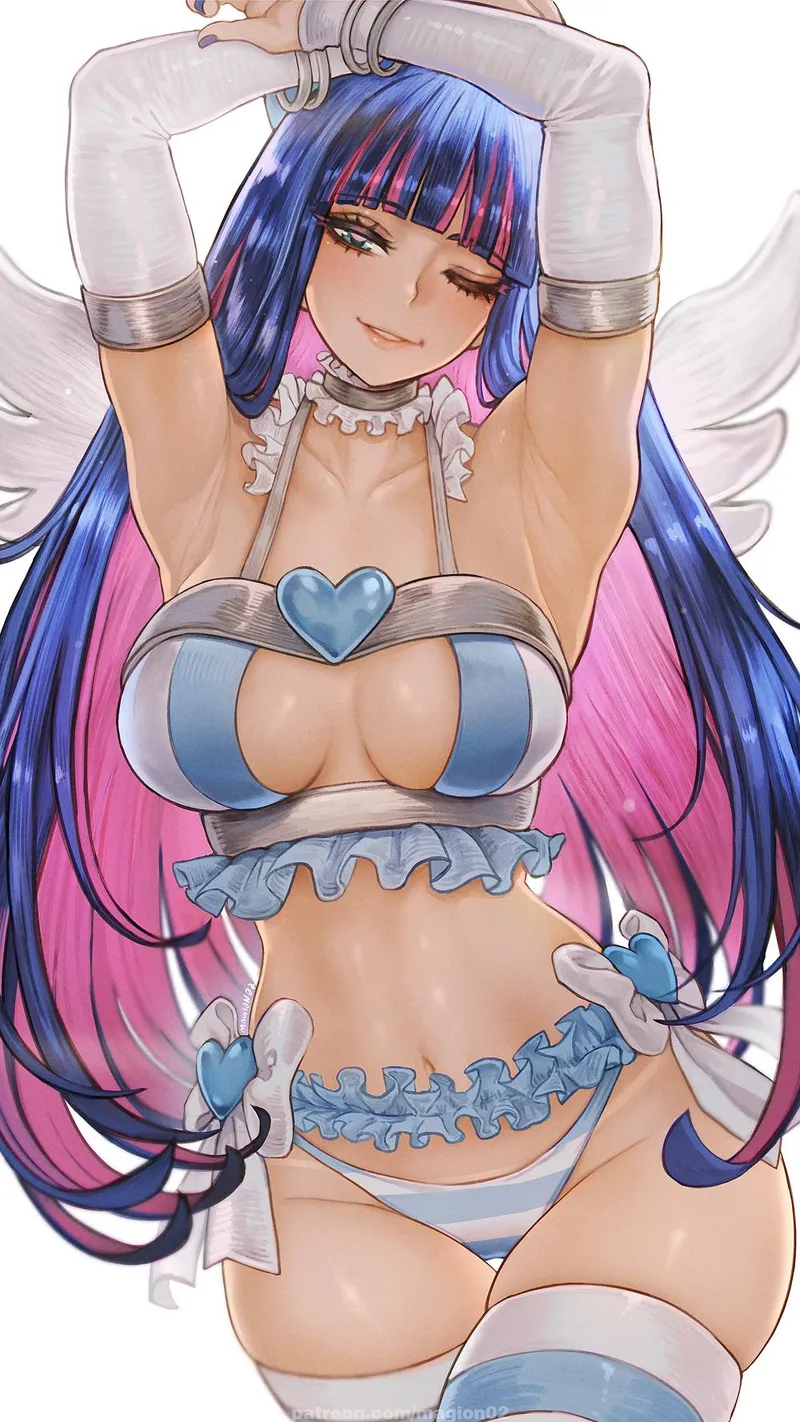 Thumbnail Stocking from Panty & Stocking with Garterbelt: Anime Armpits Uncovered